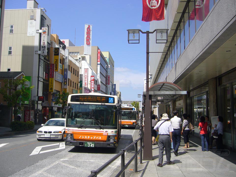 柏駅西口バス停写真画像