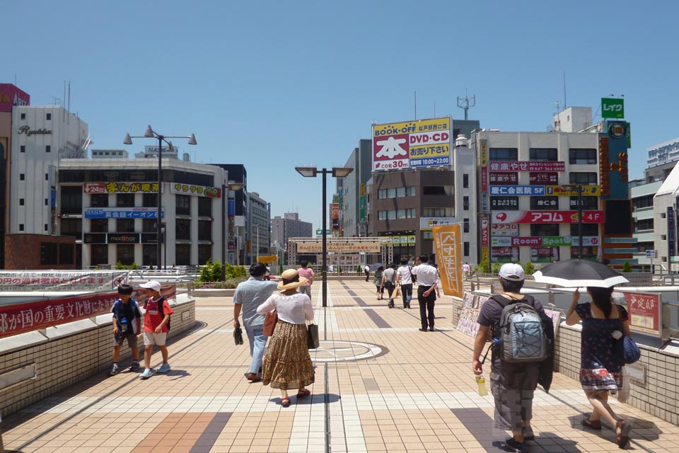 JR・新京成電鉄松戸駅西口前