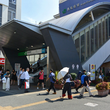 千葉県船橋市西船橋駅周辺