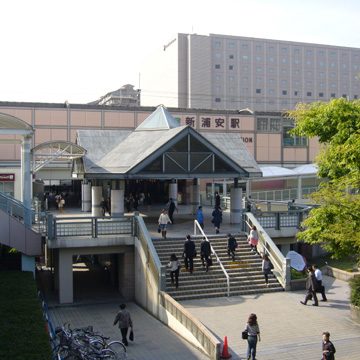 千葉県浦安市新浦安駅前写真画像