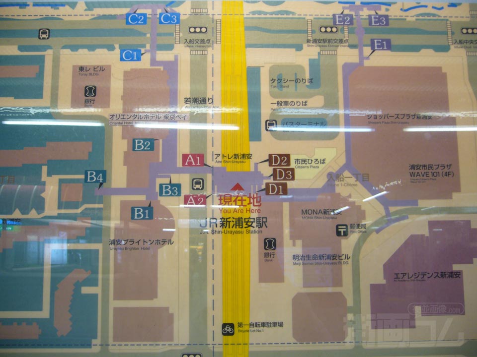 新浦安駅前MAP写真画像