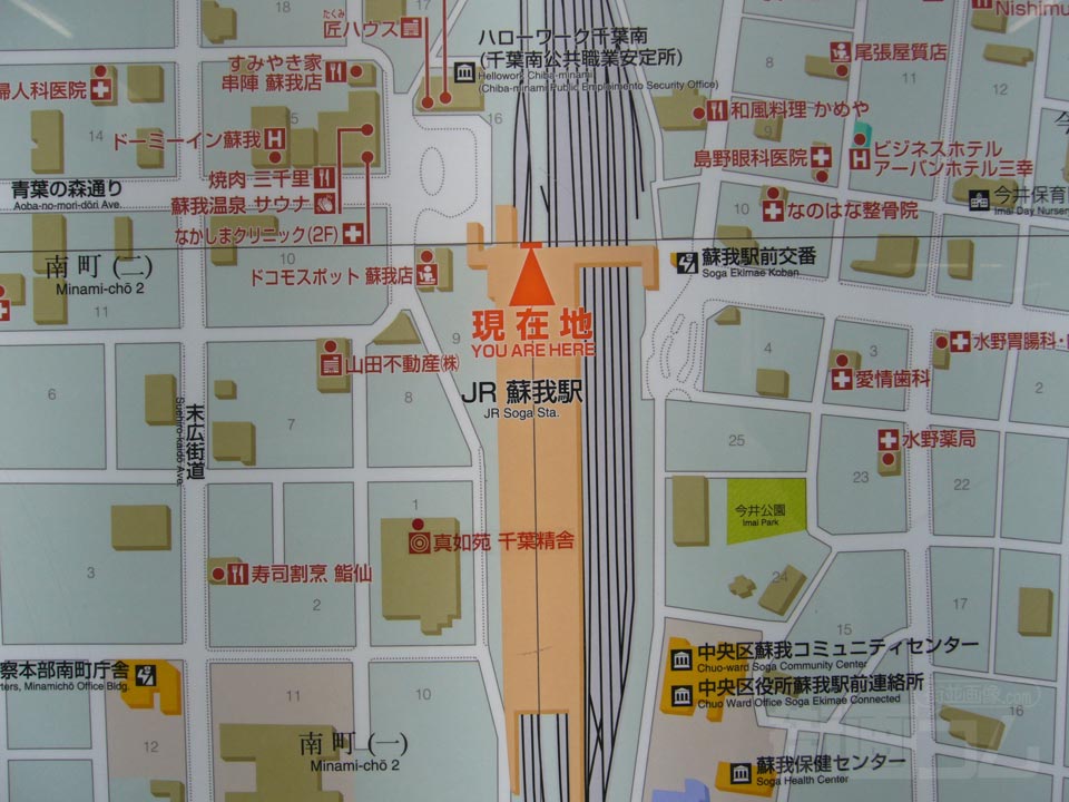 蘇我駅周辺MAP