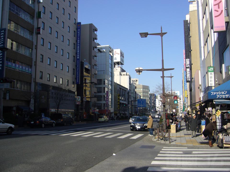 JR馬喰町駅前写真画像
