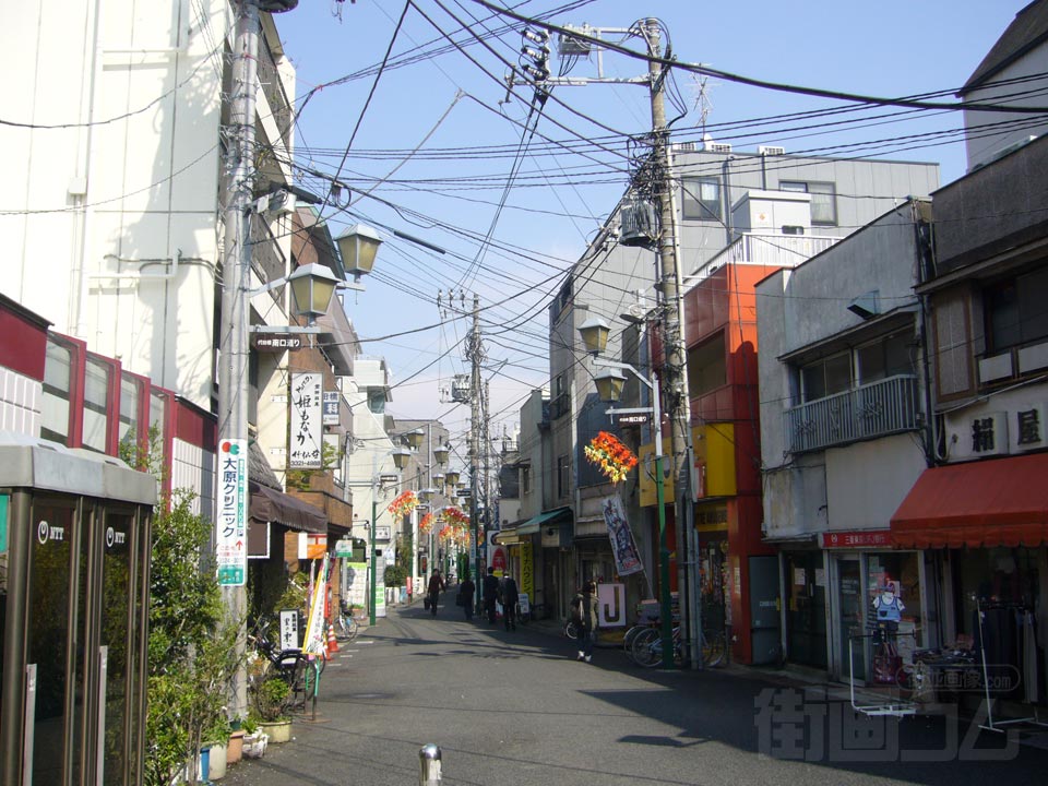 代田橋駅南口商店街通り写真画像