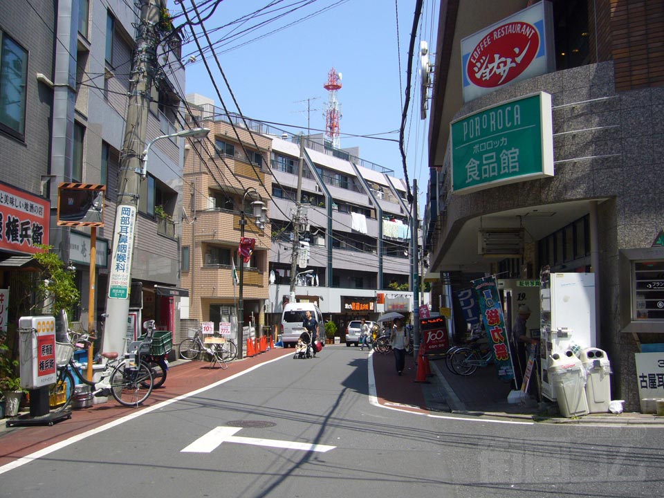 東急不動前駅南側