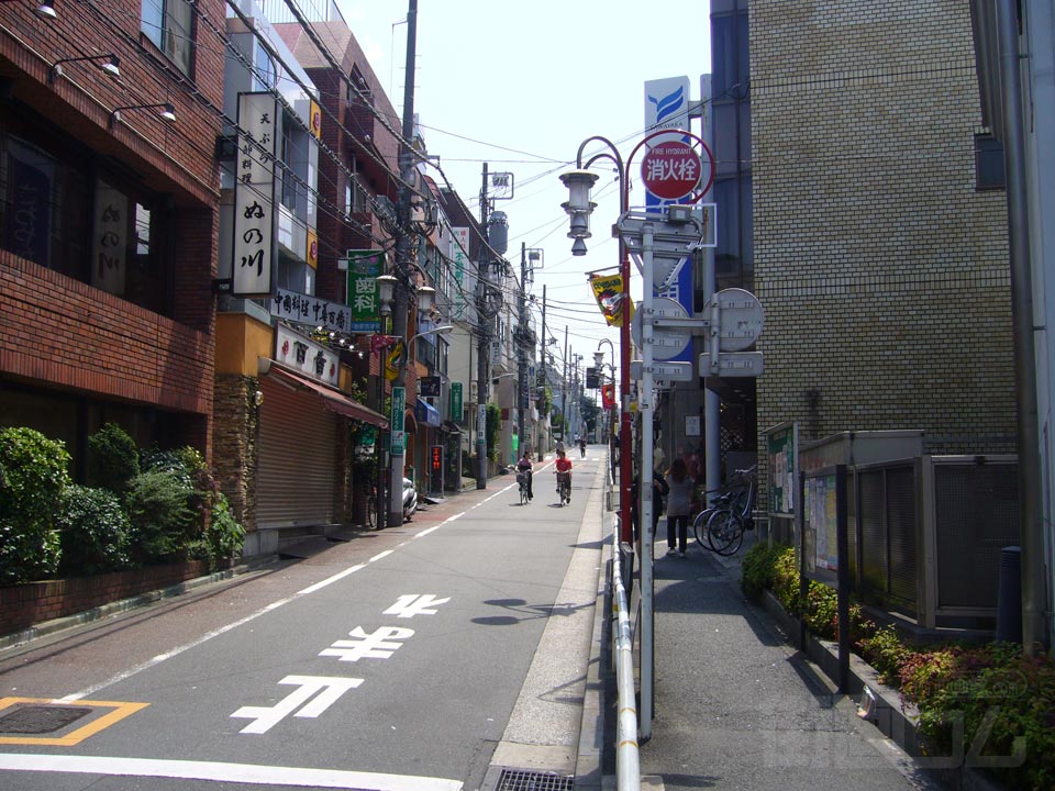 東急不動前駅北側