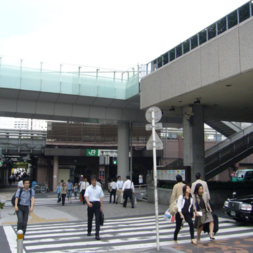 東京都港区浜松町駅前写真画像