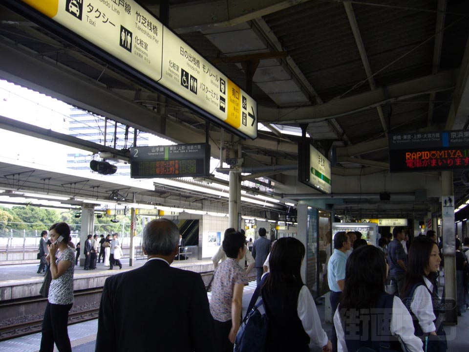 JR浜松町駅ホーム(JR山手線)