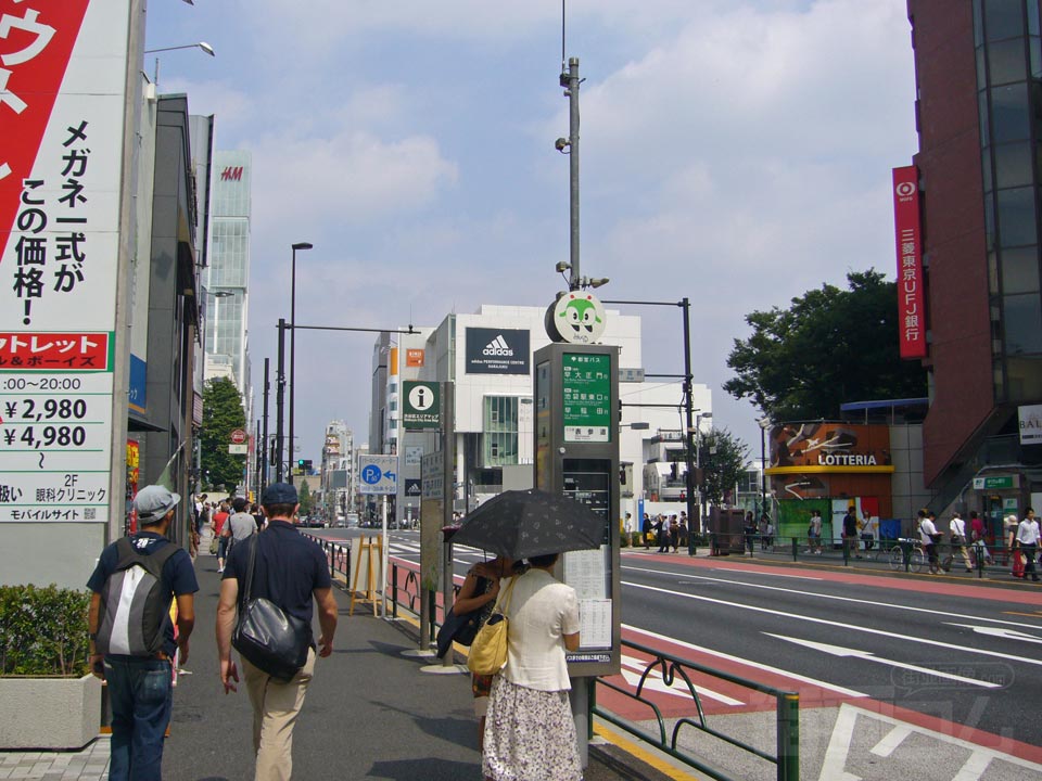 表参道バス停写真画像