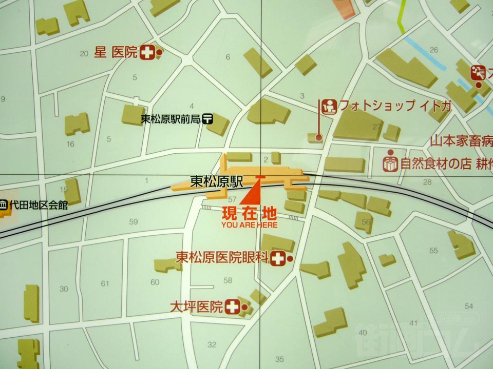 東松原駅前MAP写真画像