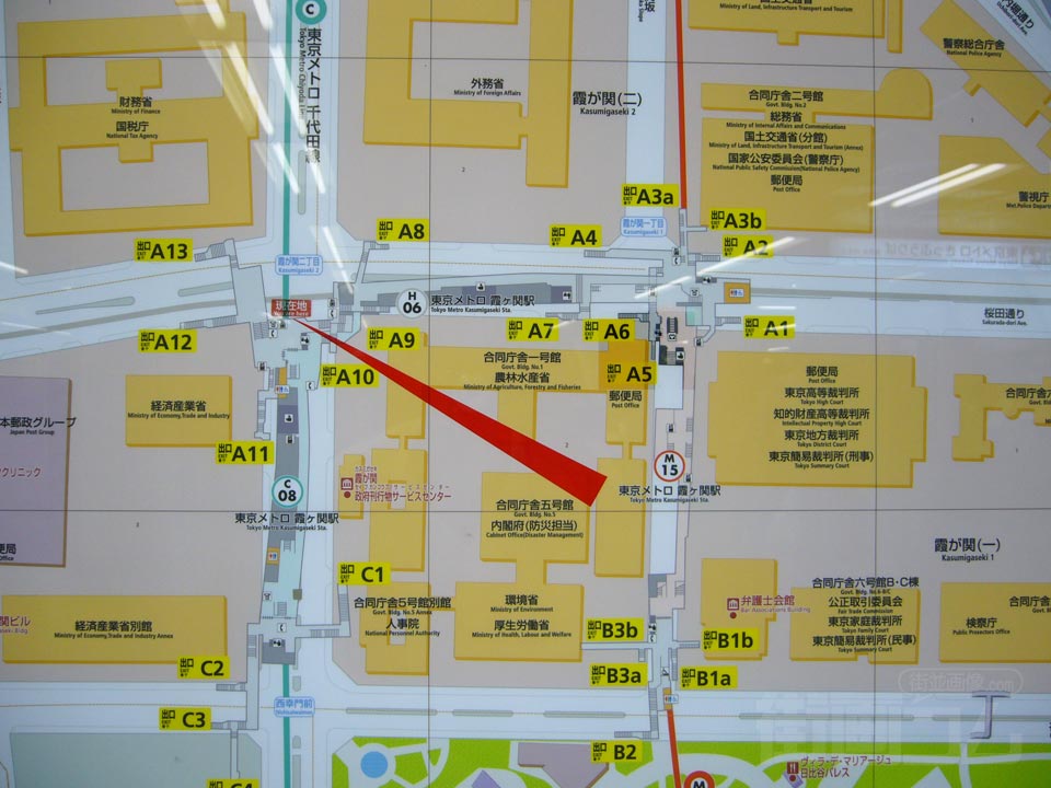 霞ケ関駅周辺MAP