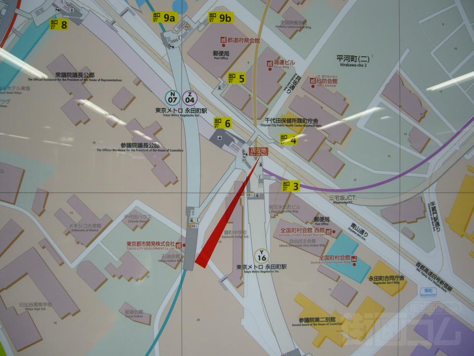 永田町駅周辺MAP