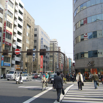 東京都中央区小伝馬町駅前写真画像