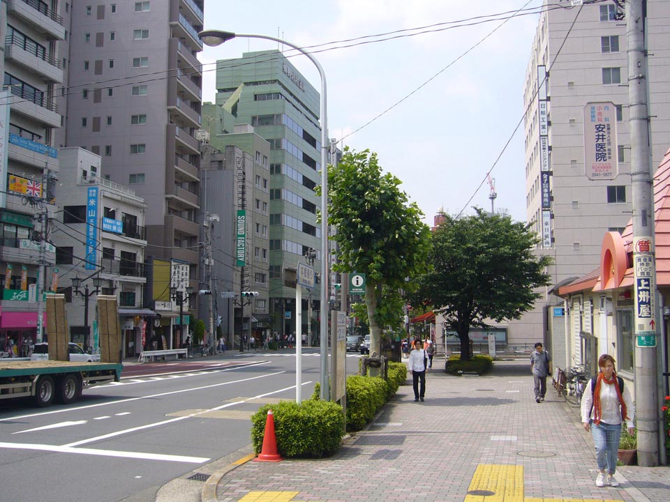 駒込駅前通り商店街(本郷通り)