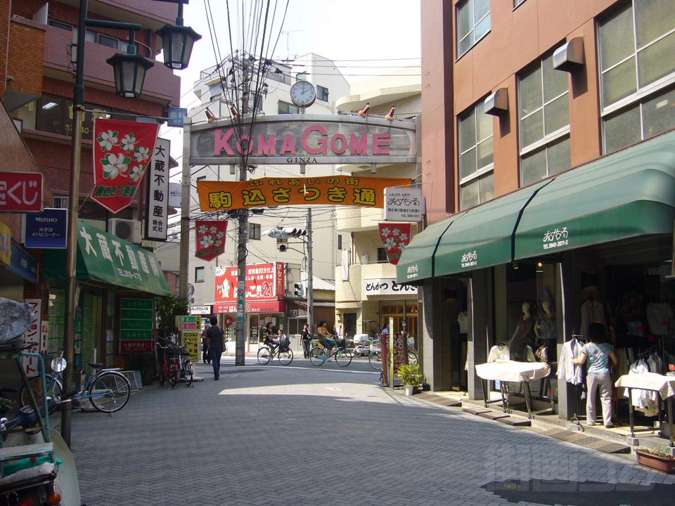 駒込さつき通り(駒込銀座)