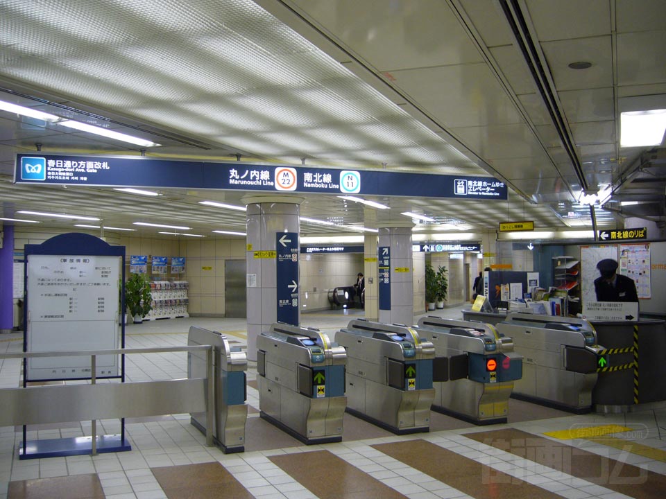 東京メトロ後楽園駅改札口