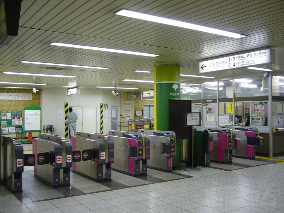 都営地下鉄大島駅改札口