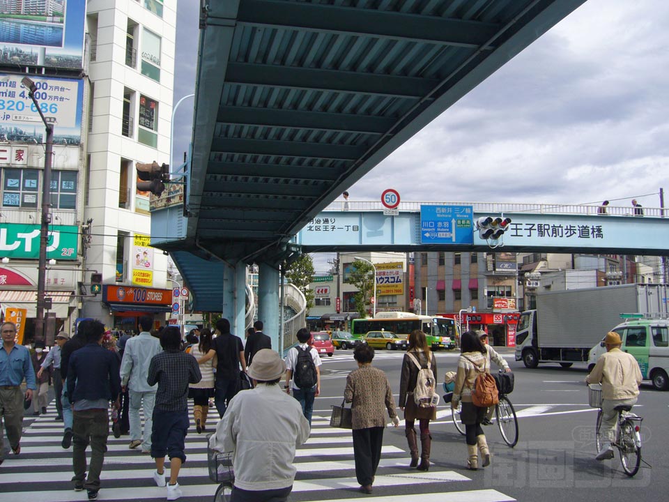 王子駅前交差点写真画像