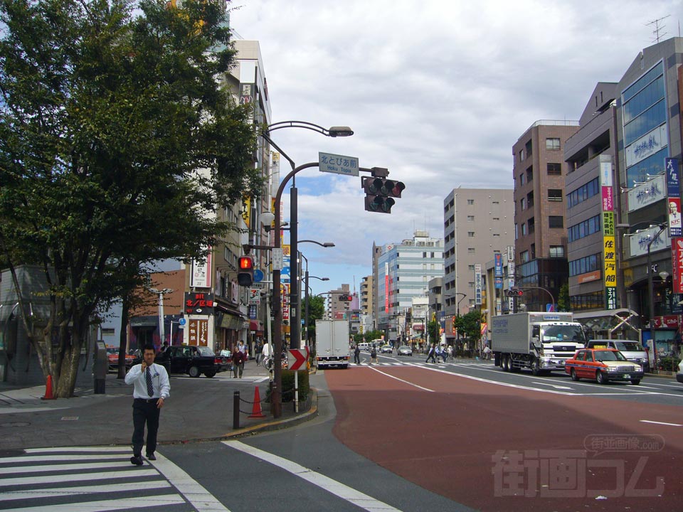 北とぴあ前交差点写真画像