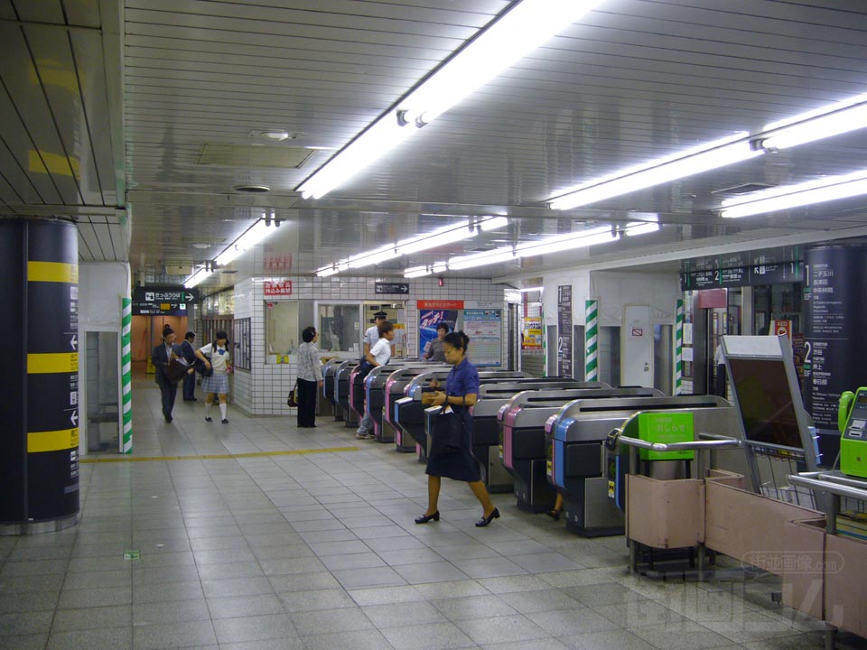 東急桜新町駅改札口