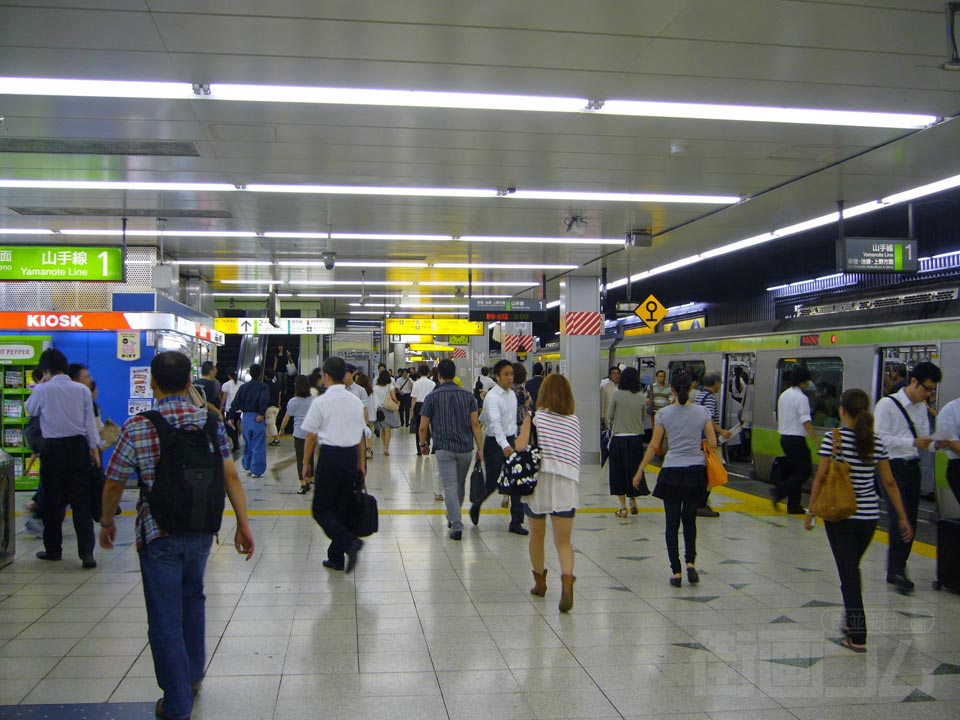 JR渋谷駅ホーム(JR山手線)