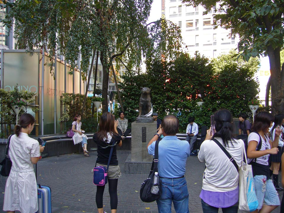 忠犬ハチ公像前