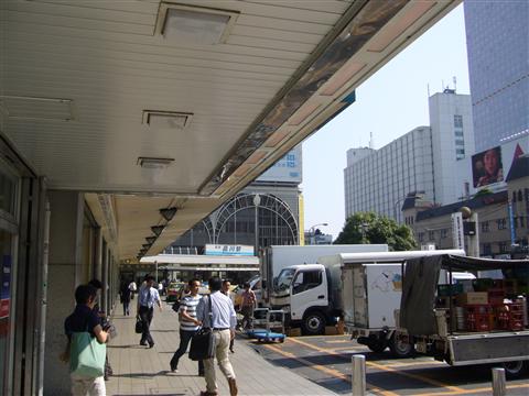 JR・京急品川駅前写真画像