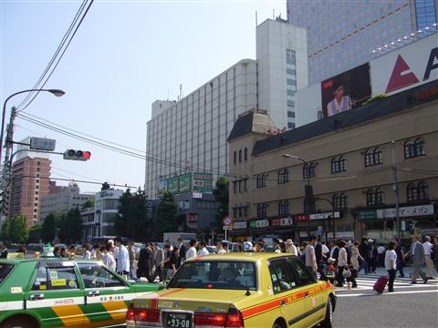 品川駅前交差点写真画像
