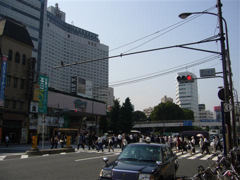 品川駅前交差点写真画像