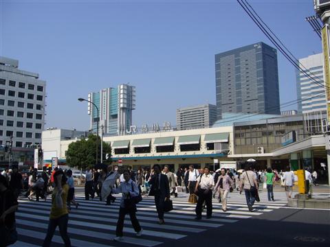 品川駅前交差点写真画像