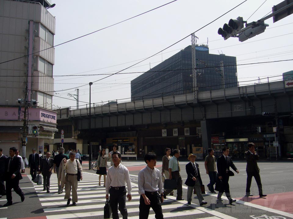 JR新橋駅銀座口写真画像