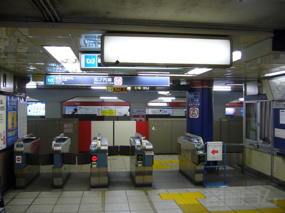 東京メトロ新高円寺駅改札口