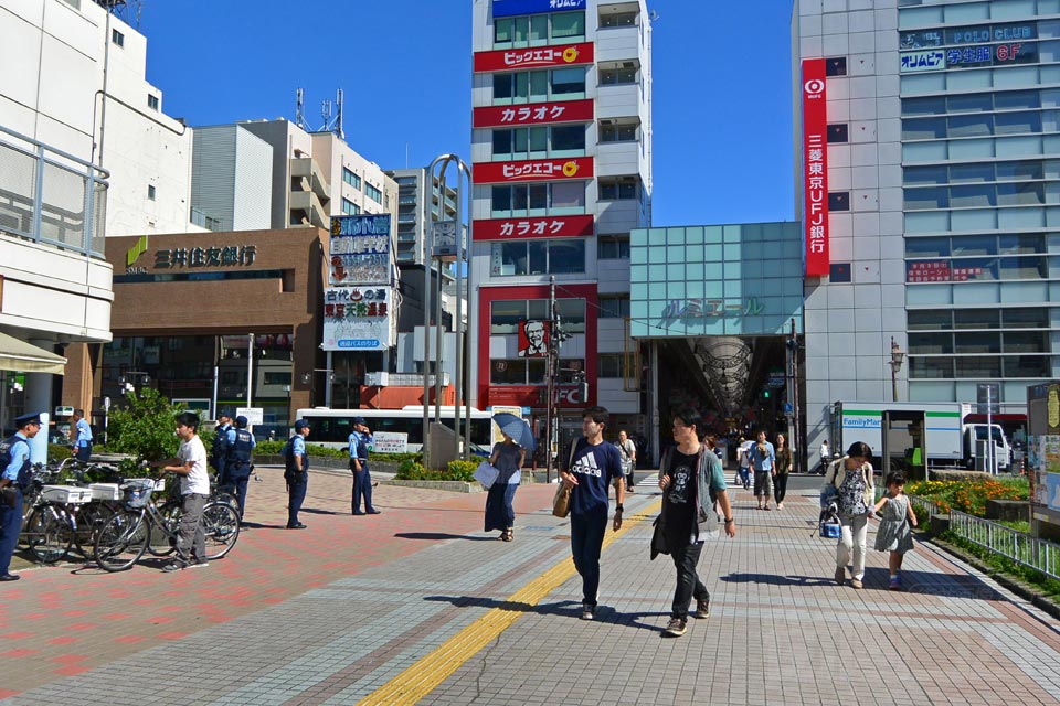 JR新小岩駅南口前