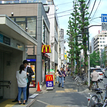 東京都中野区新中野駅前写真画像