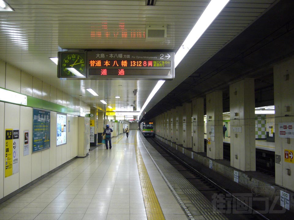 都営地下鉄住吉駅ホーム
