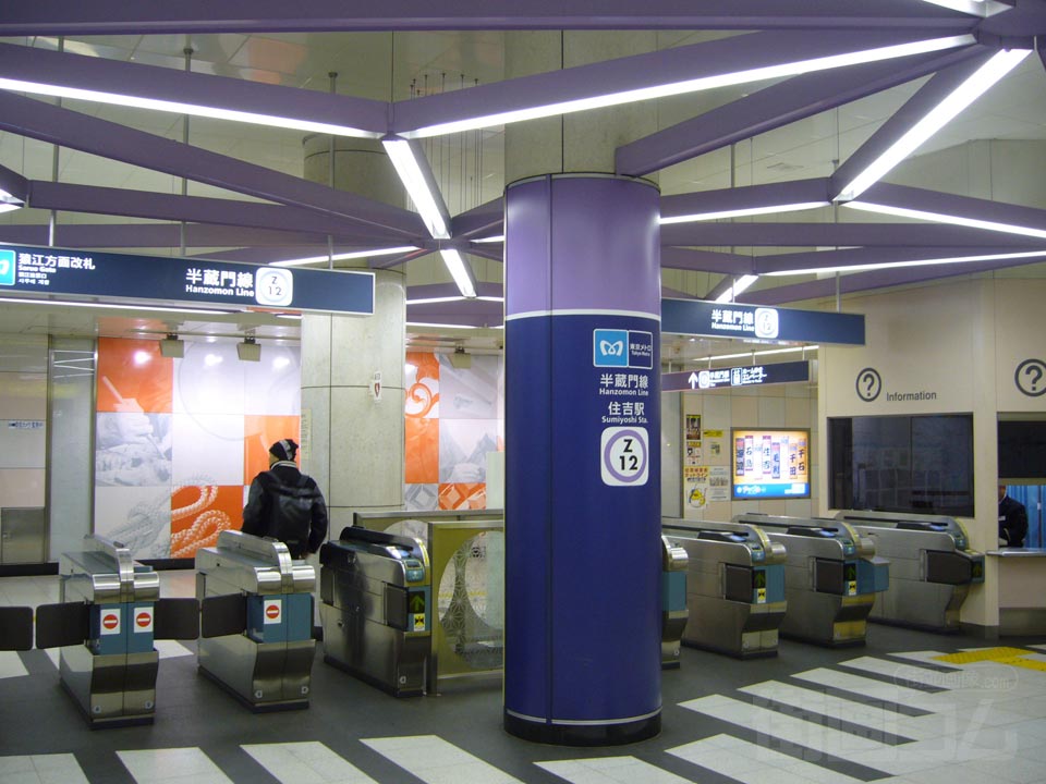 東京メトロ住吉駅改札口