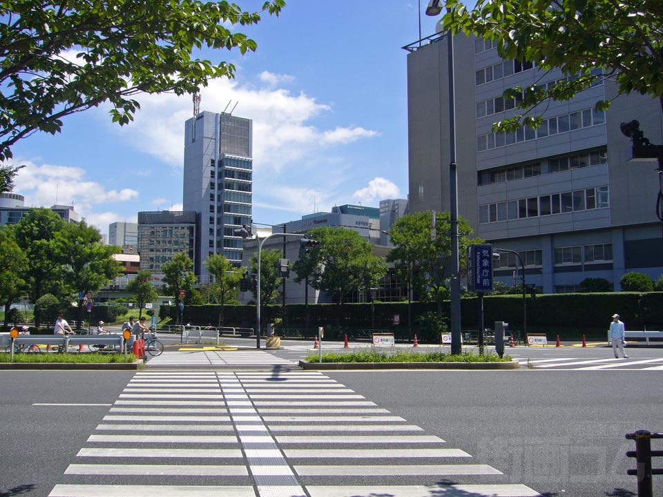 気象庁前交差点写真画像