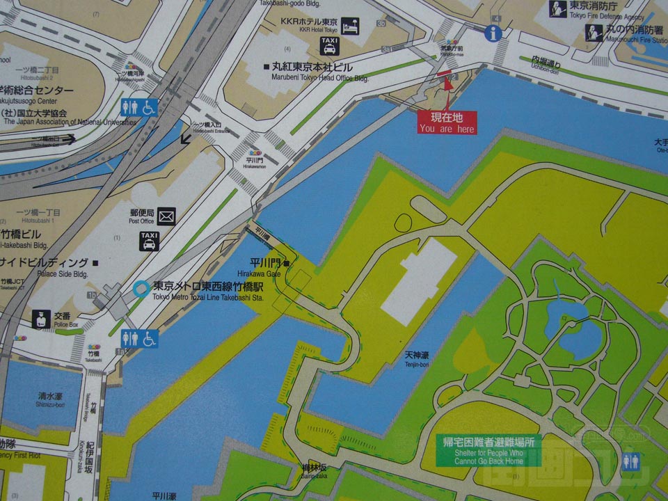 竹橋駅前MAP写真画像