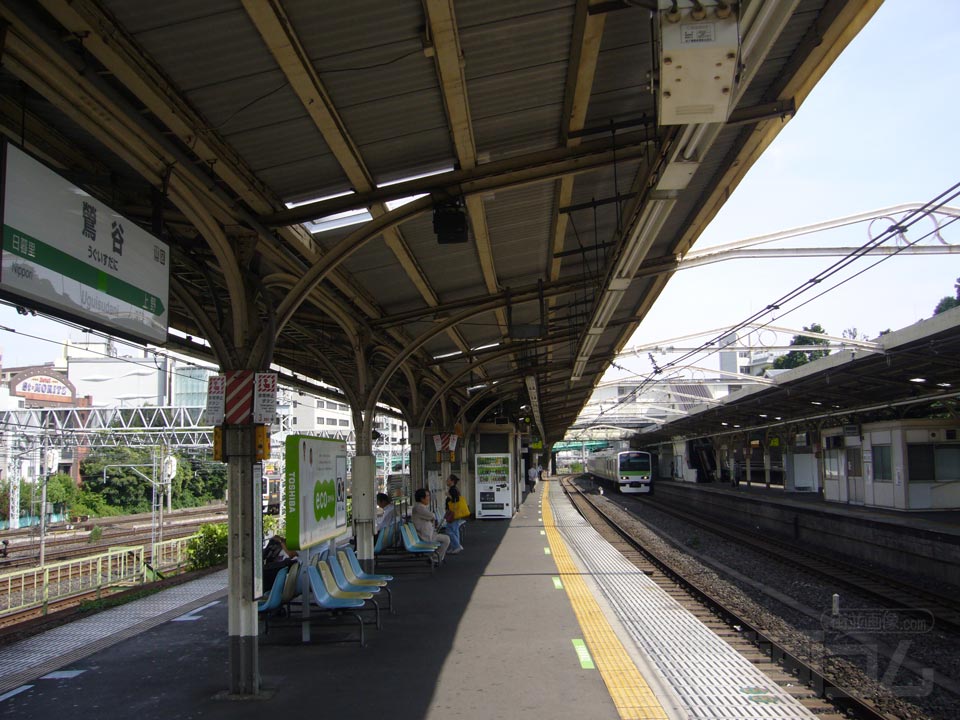 JR鶯谷駅ホーム(JR山手線)