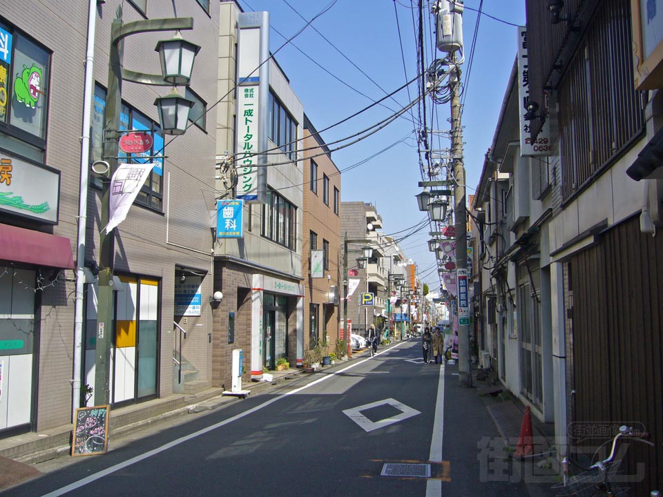梅丘駅前通り商店街写真画像