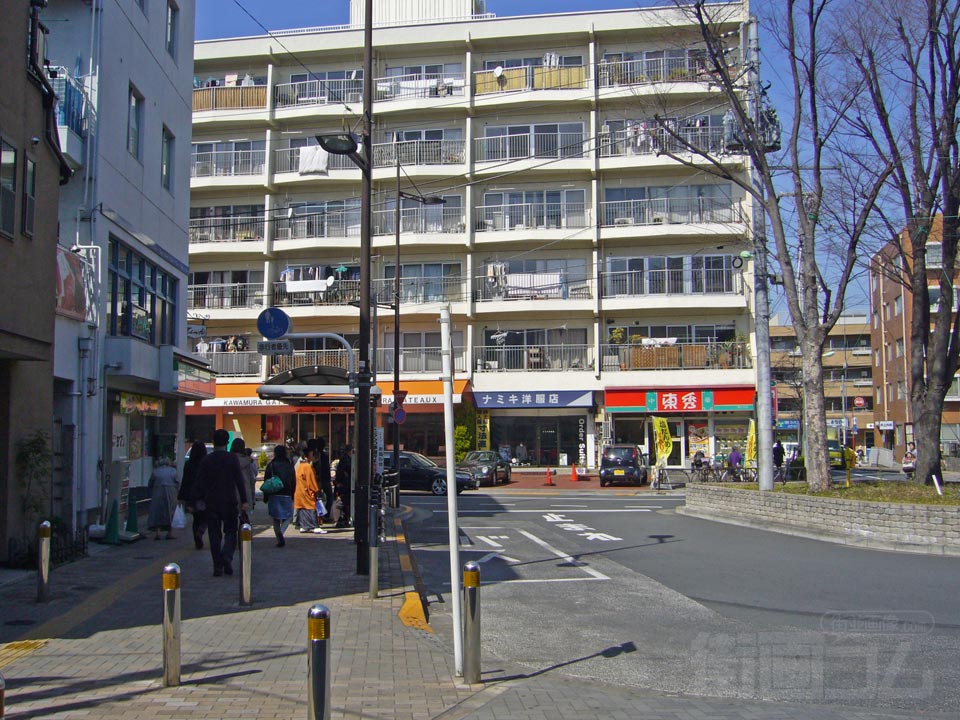 小田急梅ヶ丘駅北口前写真画像
