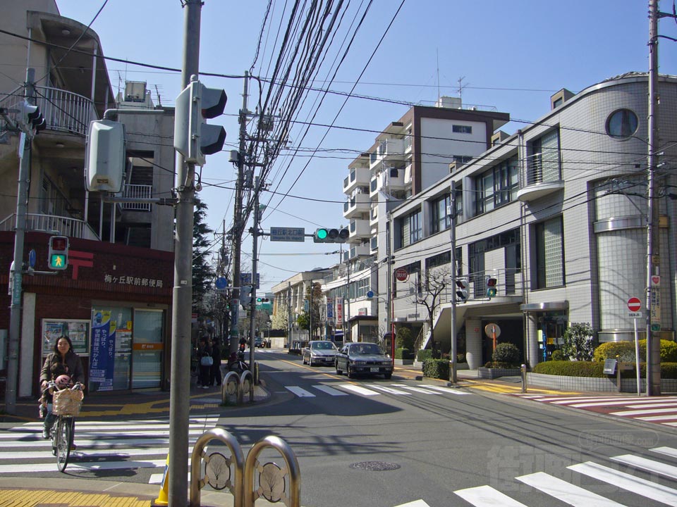 梅丘駅北口前交差点写真画像