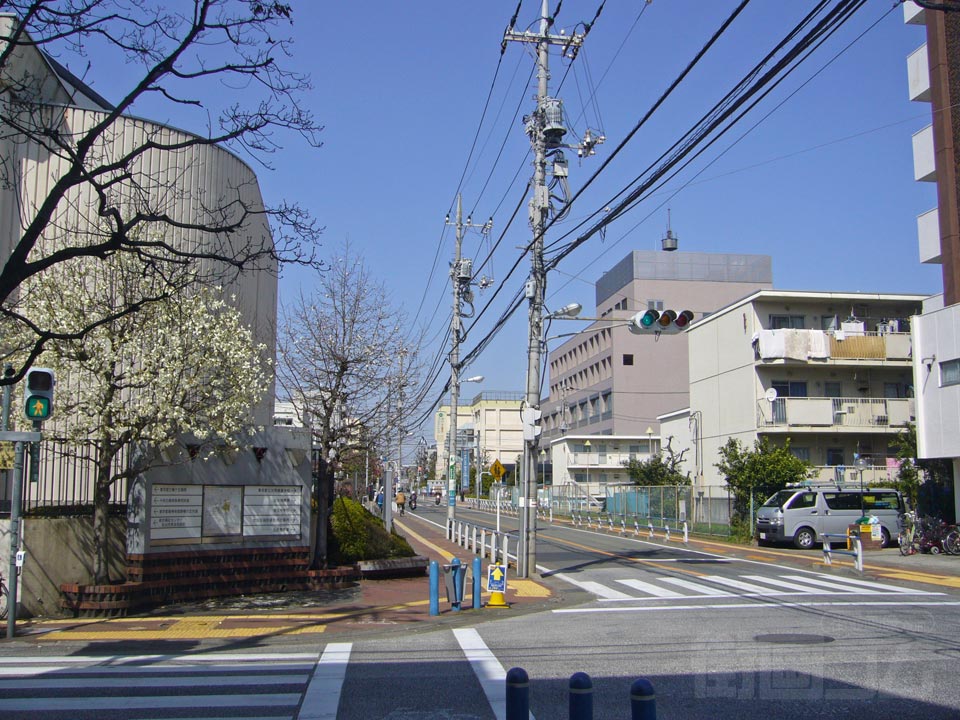 光明養護学校交差点写真画像