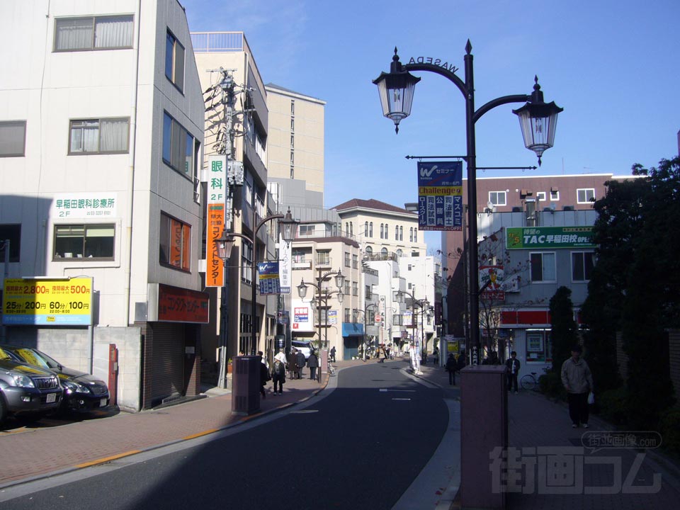 早大南門通り