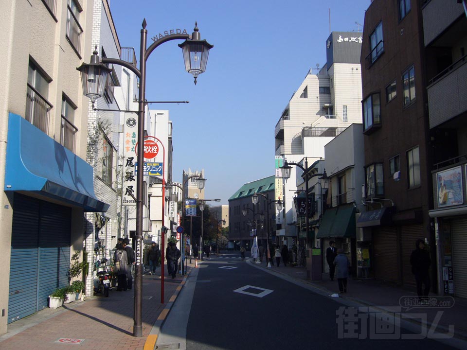 早大南門通り