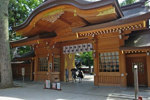 大國魂神社隨神門写真画像