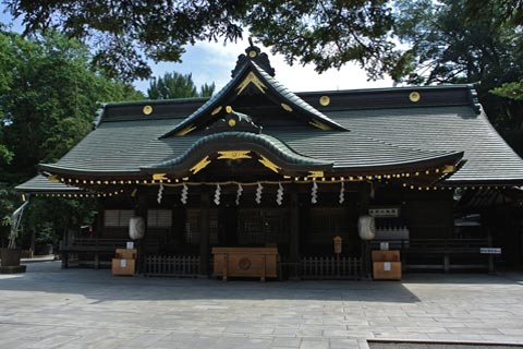 大國魂神社拝殿写真画像