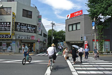 府中駅北口交差点写真画像