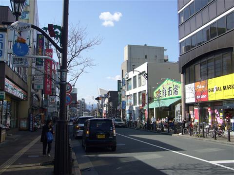 駅前通り写真画像