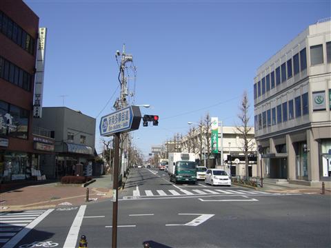 福生駅西交差点写真画像